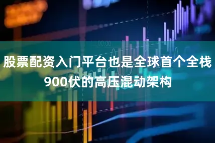 股票配资入门平台也是全球首个全栈900伏的高压混动架构